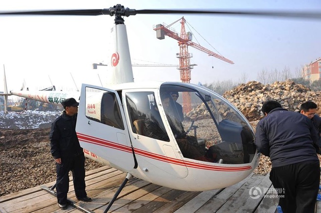 Trung Quốc dùng trực thăng cho khách xem mua nha