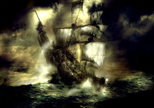 Hiện tượng bí ẩn về lời nguyền chết chóc từ hình ảnh con tàu ma kỳ lạ