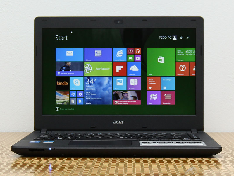 Laptop giá rẻ Acer Aspire ấn tượng với thiết kế nhỏ gọn