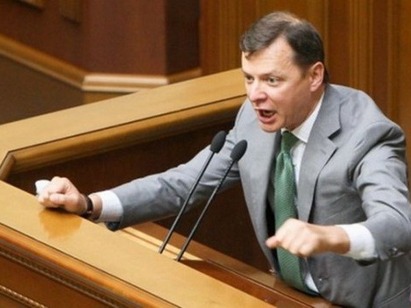 Nghị sĩ Quốc hội Ukraine Oleg Lyashko, thủ lĩnh Đảng Cấp tiến Oleg Lyashko. (Nguồn: ukrnews24.net)