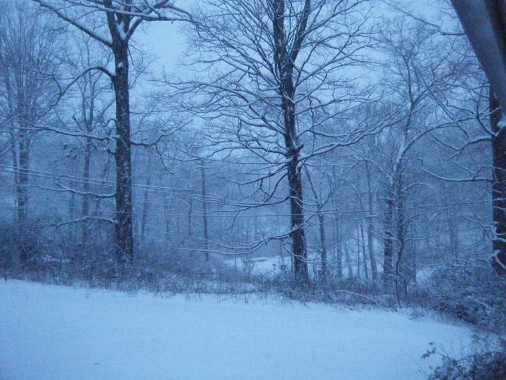 Khu vườn trên đường Long Mountain ở New Milford nằm trong lớp chăn tuyết vào thứ Bảy 24 tháng 1, 2015.