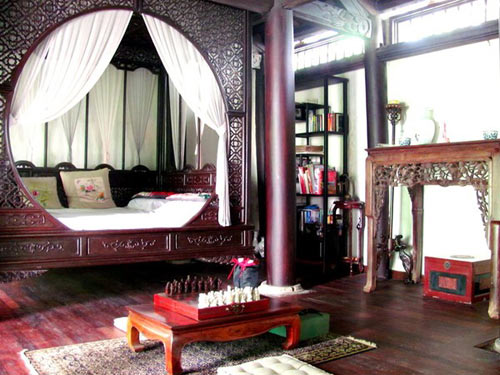 Phòng ngủ thiết kế theo phong cách phương Đông