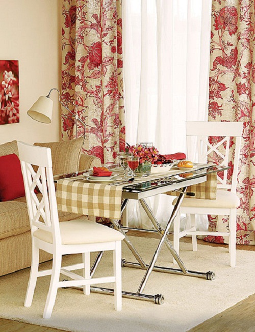 Nội thất gấp gọn khi không sử dụng có thể gấp lại giúp tiết kiệm không gian