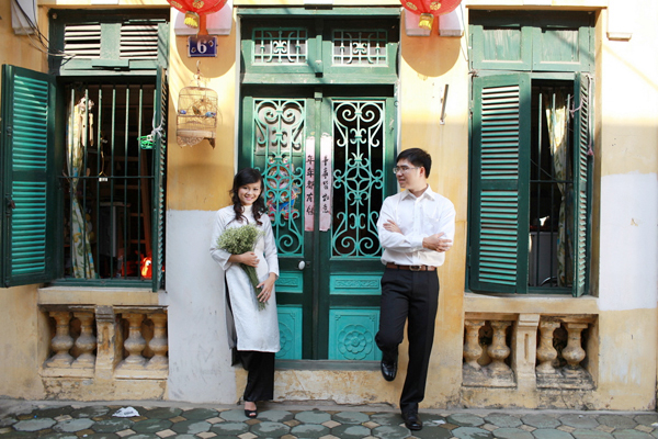 Khu phố cổ Hà Nội là lựa chọn không tồi cho người muốn chụp ảnh Tết dương lịch 2015 ở Hà Nội