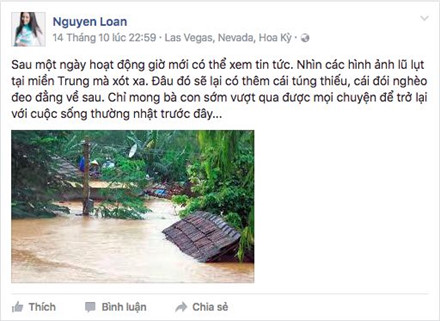 Sao Việt kêu gọi chung tay giúp đỡ đồng bào miền Trung bị lũ lụt