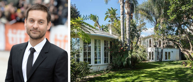 Tobey Maguire đang giao bán căn nhà vườn ở Brentwood được anh mua gần một năm trước với giá 8.45 triệu đô. Ngôi sao ‘Người Nhện’ bán căn hộ 6 phòng ngủ, 5 phòng tắm với mức giá là 10,25 triệu đô.