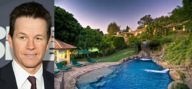 Mark Wahlberg:  ở đồi Beverly, California. Mark Wahlberg và gia đình anh từng đi nghỉ ở căn biệt thự vắng vẻ nơi rừng núi Calofornia này. Căn nhà có hồ bơi riêng, phòng tập gym, vườn và phòng chiếu phim. Nó được quản lý bởi đại lý của Hilton & Hyland, ông Felix Pena. Căn nhà chính là điểm đến nghỉ dưỡng,vui chơi của gia đình Wahlberg.