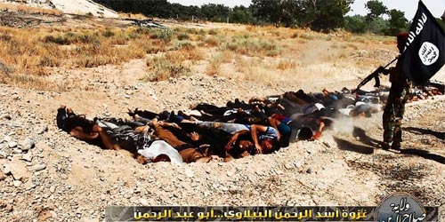 Hình ảnh một cuộc thảm sát của IS