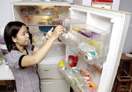 Sử dụng tủ lạnh đúng cách vào mùa hè
