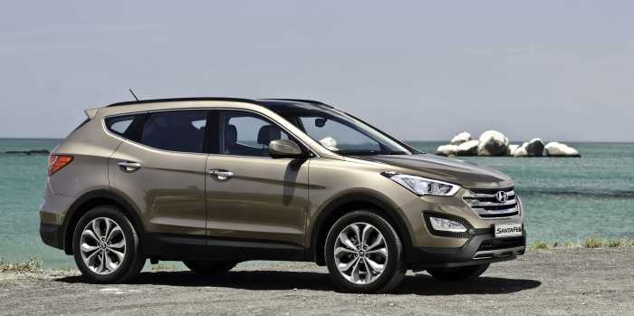 Hyundai Santa Fe 2015 có 2 lựa chọn về động cơ