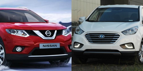 Hyundai Tucson và Nissan Rogue phiên bản 2015 đổi mới với nhiều trang bị nội thất hiện đại