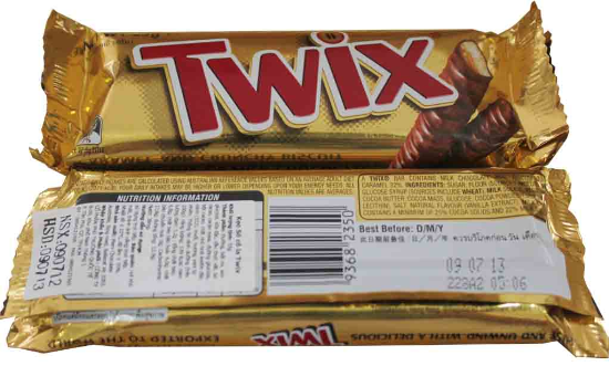Thu hồi sản phẩm kẹo sô cô la Twix vì có nguy cơ gây dị ứng