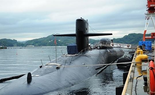 Tàu USS Michigan đã hoạt động ở tây Thái Bình Dương từ tháng 12/2013, thực hiện các nhiệm vụ do thám, huấn luyện và các nhiệm vụ bí mật khác