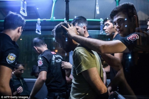 Hơn 6.000 người đã bị bắt giữ sau đảo chính. Ảnh AFP