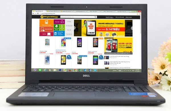 Dell Inspỉon cấu hình mạnh mẽ trong top laptop giá rẻ