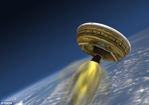 Đĩa bay chắn nhiệt được NASA  thử nghiệm cho cuộc đổ bộ Sao Hỏa - ảnh 1