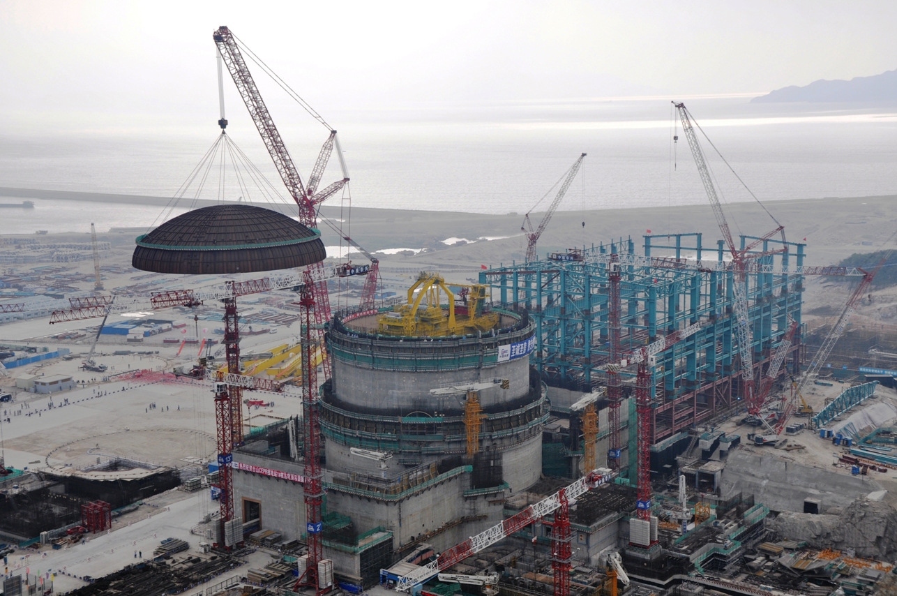 Nhà máy điện hạt nhân mới đang trong quá trình xây dựng tại Trung Quốc