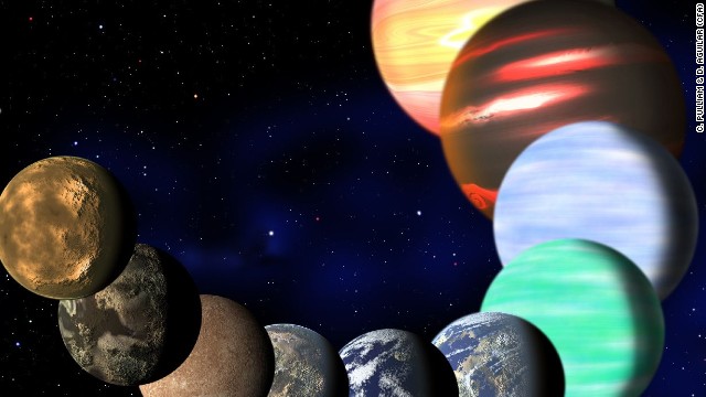 Hình ảnh cho thấy sự đa dạng của các hành tinh được phát hiện bởi tàu vũ trụ Kepler của NASA.