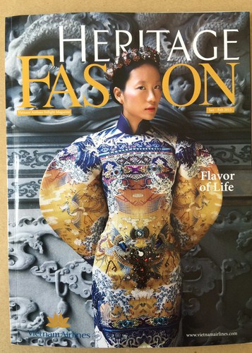 Bộ sưu tập "Sắc màu Malacca" được đăng trên tạp chí Heritage
