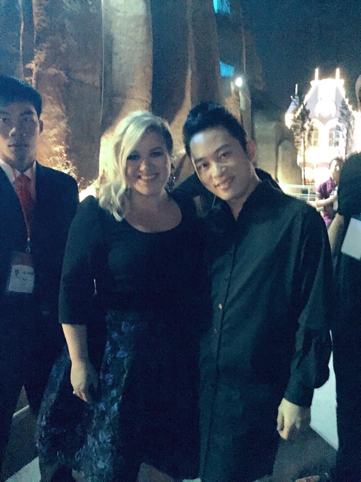 Tùng Dương tham dự Chung kết Hoa hậu Việt Nam 2014