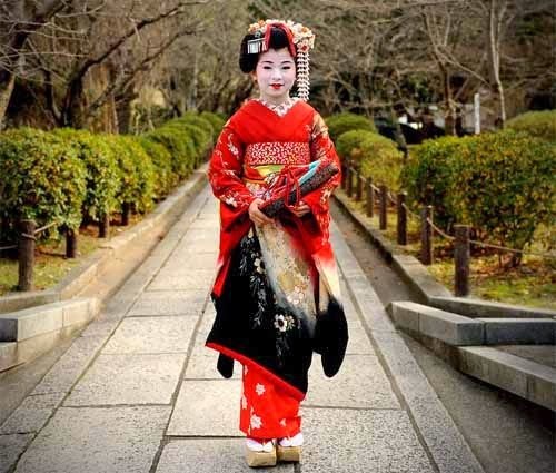 Kimono - trang phục cưới truyền thống của cô dâu Nhật Bản. Ảnh minh họa