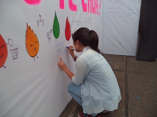 Từ những câu chuyện tử tế, hoạt động sống tử tế thu hút không ít các bạn sinh viên chia sẻ về những điều tử tế trong cuộc sống.