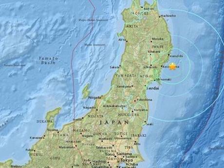 Một trận động đất mạnh 6,9 độ Richter đã xảy ra tại vùng Đông Bắc Nhật Bản