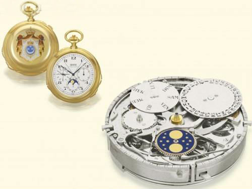 Đồng hồ đếm giờ hiệu The King Fouad được bán với giá 2,77 triệu USD.