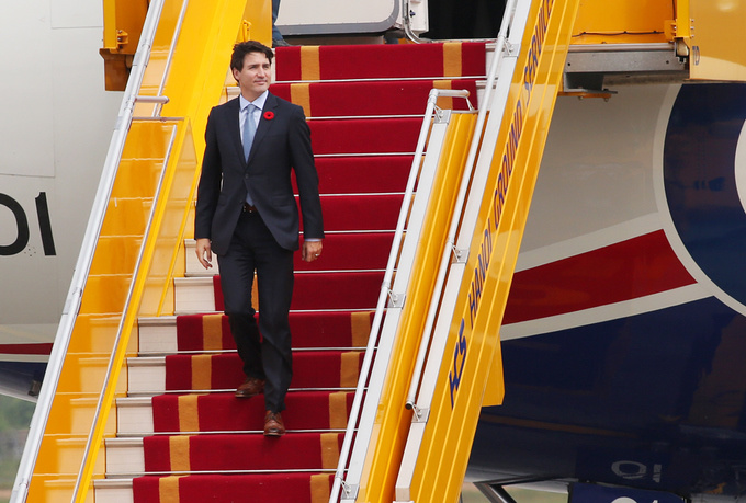 Thủ tướng Canada Justin Trudeau. Ảnh Giang Huy - VnExpress