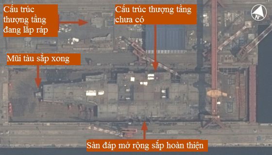 Zing News dẫn bình luận của các chuyên gia quân sự, chương trình tàu sân bay nội địa Type-001A là bước đệm quan trọng để Trung Quốc làm chủ công nghệ đóng tàu chiến cỡ lớn, tiến đến đóng mới các siêu hàng không mẫu hạm trong tương lai.