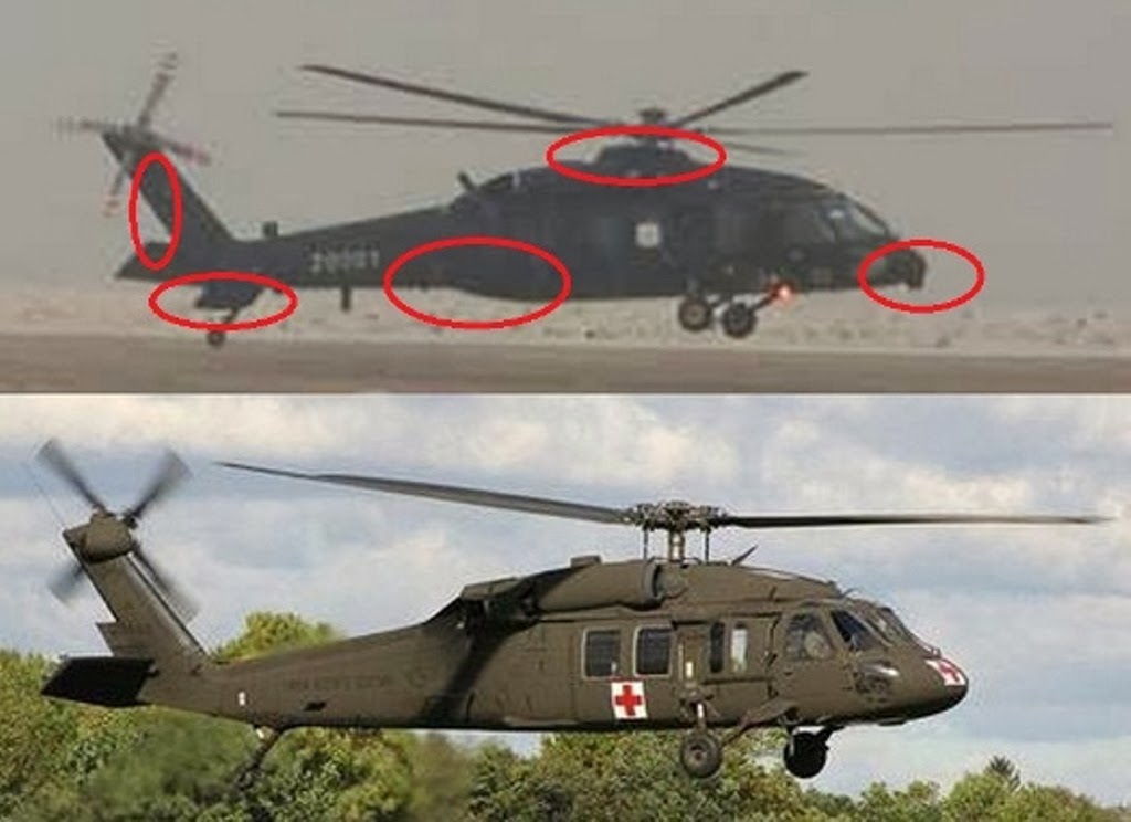 Mới đây trên mạng xuất hiện các hình ảnh trực thăng chiến đấu mới Z-20 (ảnh) của Trung Quốc rõ ràng là hàng nhái của trực thăng Mỹ UH-60 Black Hawk. 