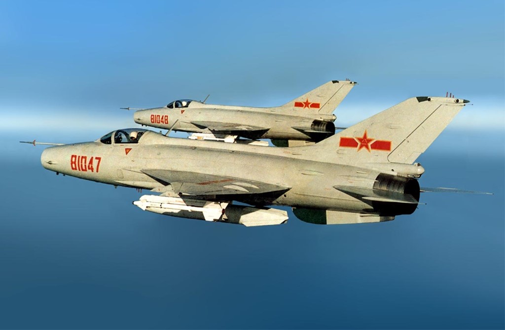 Sau đó Trung Quốc đã dựa trên bản thiết kế MiG-21 để sản xuất thành J-7. Thiết kế khí động học của J-7 hoàn toàn giống MiG-21. J-7 được sản xuất tại công ty máy bay Thẩm Dương từ năm 1965 đến 2013. Khoảng 2.400 chiếc đã được xuất xưởng. J-7 đã được xuất khẩu cho một số quốc gia châu Phi, Đông Nam A, Trung Đông. 