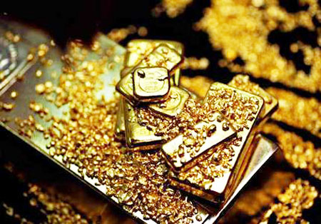 Giá vàng đang giảm trên sàn giao dịch thế giới