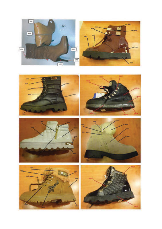 Hình ảnh giày dép Trung Quốc giá rẻ độc hại được công bố bởi Thổ Nhĩ Kì