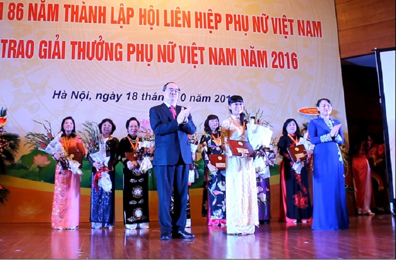 Chi cục trưởng Đỗ Ngọc Thanh Phương vinh dự đạt Giải thưởng Phụ nữ Việt Nam 2016