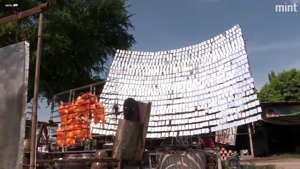 “Lò nướng” đặc biệt của ông Sila Sutharat.