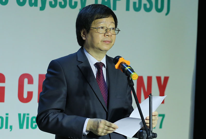Thứ trưởng Bộ KH&CN Trần Quốc Khánh phát biểu tại buổi lễ