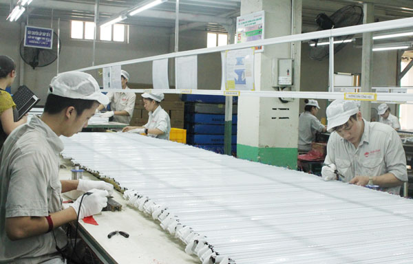 Mô hình 5S được Công ty CP Bóng đèn Phích nước Rạng Đông thực hiện rất thành công. Ảnh IEIT