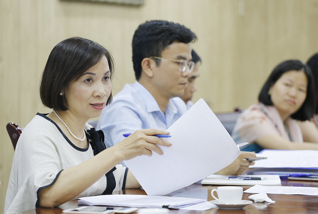 Phó Cục trưởng Cục Khoa học công nghệ và Đào tạo Trần Thị Oanh