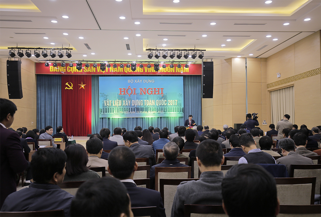 Hội nghị Vật liệu xây dựng toàn quốc diễn ra vào sáng 12/12 tại Hà Nội