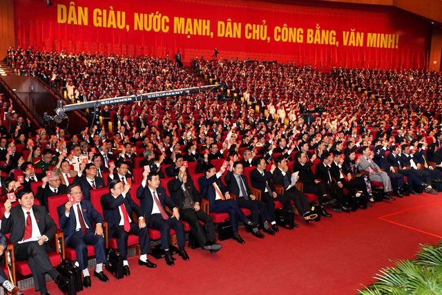 Đại hội Đảng toàn quốc lần thứ XII chính thức khai mạc vào sáng 21/1 với sự tham dự của 1.510 đại biểu
