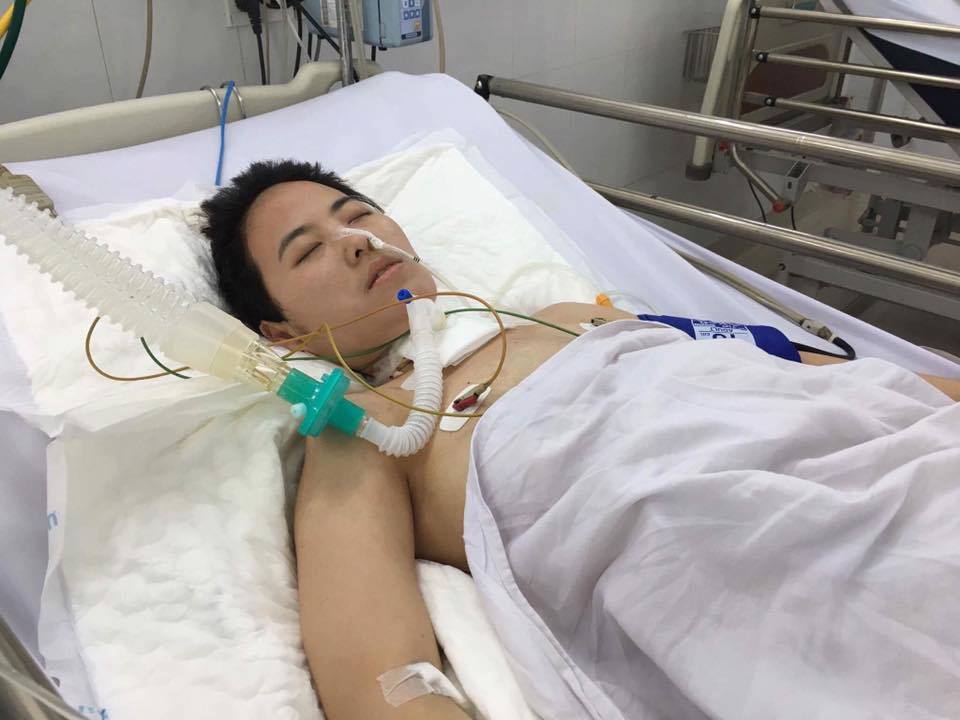 Hình ảnh cô gái Trung Quốc gặp nạn tại Việt Nam, hiện đang bị chết não Hình ảnh cô gái Trung Quốc gặp nạn tại Việt Nam, hiện đang bị chết não