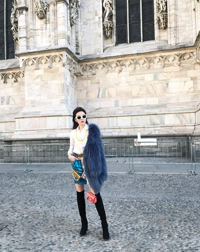 Trang phục đẳng cấp của Kỳ Duyên khi tham dự tuần lễ thời trang tại Milan Trang phục đẳng cấp của Kỳ Duyên khi tham dự tuần lễ thời trang tại Milan