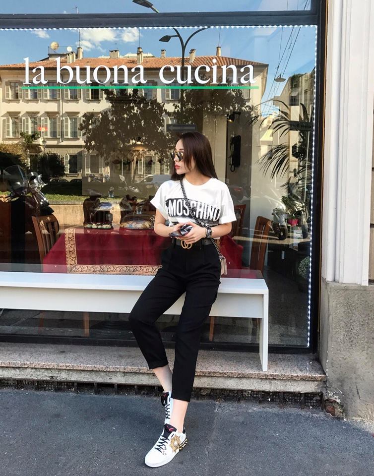 Street style của Kỳ Duyên tại Milan Street style của Kỳ Duyên tại Milan