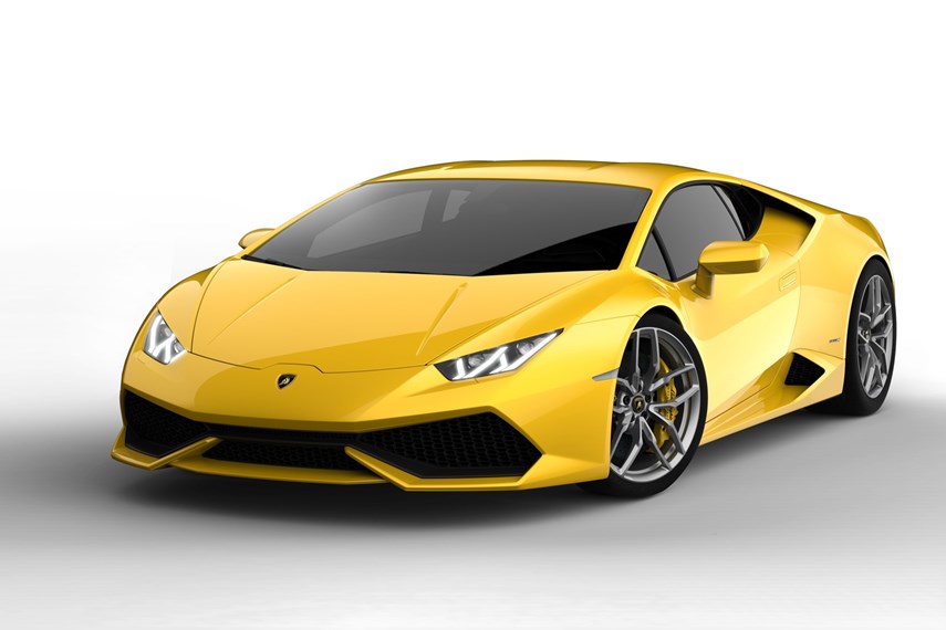 Dù chưa ra mắt nhưng Lamborghini Huracan đã có hơn 700 đơn đặt hàng. Đây là dòng xe thay thế mẫu Gallardo với kiểu dáng hiện đại hấp dẫn và động cơ 5,2 lít V10 cho công suất 610 mã lực, mô-men xoắn 560 Nm. Thời gian xe tăng tốc từ 0 lên 100 km/h mất 3,2 giây, từ 0 lên 200 km/h mất 9,9 giây và tốc độ tối đa đạt 325km/h.