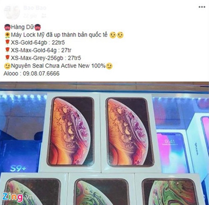 ‘Núp bóng’ hàng quốc tế iPhone XS và XS Max được rao bán với giá rẻ giật mình ‘Núp bóng’ hàng quốc tế iPhone XS và XS Max được rao bán với giá rẻ giật mình