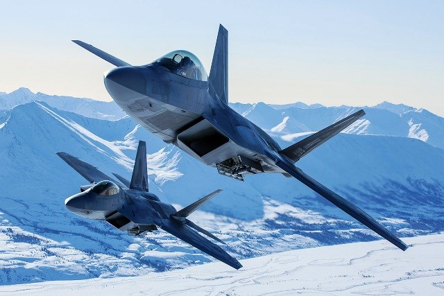 Tiêm kích tàng hình F-22 của Mỹ. Ảnh: Infonet 