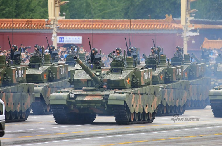 Xe tăng chiến đấu chủ lực Type 99 của Trung Quốc.