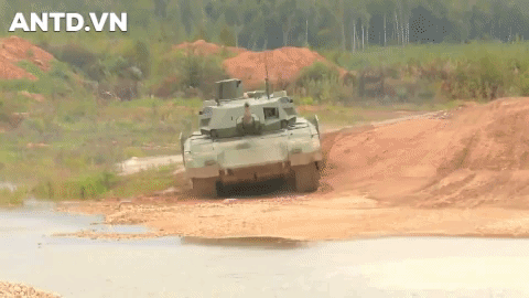 Siêu xe tăng T-14 của Nga. Ảnh: ANTĐ