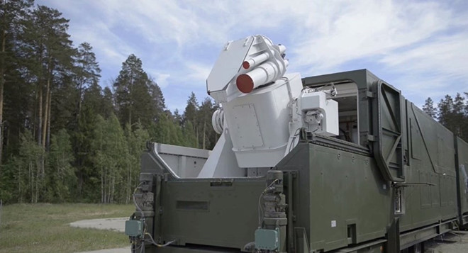 Vũ khí laser của Nga được đưa vào biên chế. Ảnh: Zing News